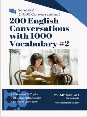 cover image of 200 English Conversations with 1000 Vocabulary